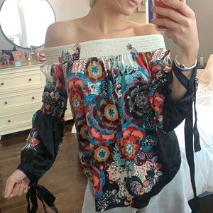 New York and Company shoulder Blouse